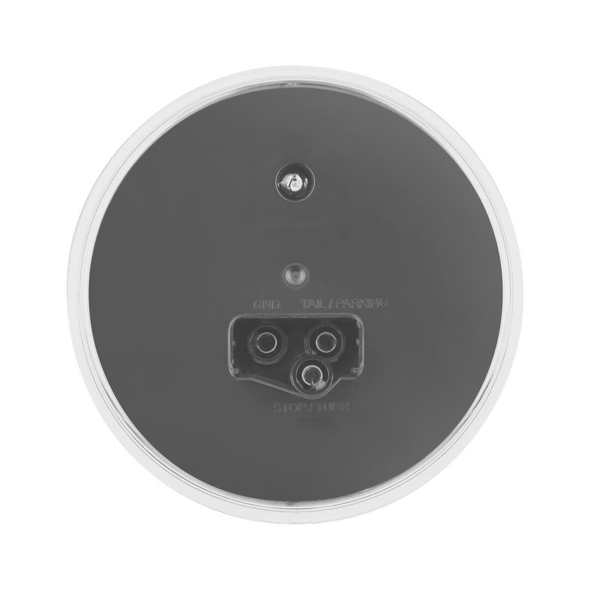 6 LED 4" Round Light (Back-Up)-White LED/Clear Lens