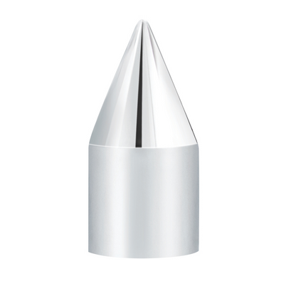 33mm X 3-1/8" Chrome Plastic Spike Nut Cover - Push-On (Bulk)