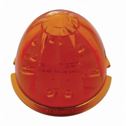 17 LED Watermelon Cab Light - Amber LED/Dark Amber Lens