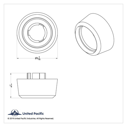 Chrome A/C Knob For 2013-2021 Peterbilt 579