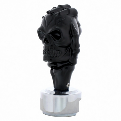 Skull Gearshift Knob With 13/15/18 Speed Adapter - Black