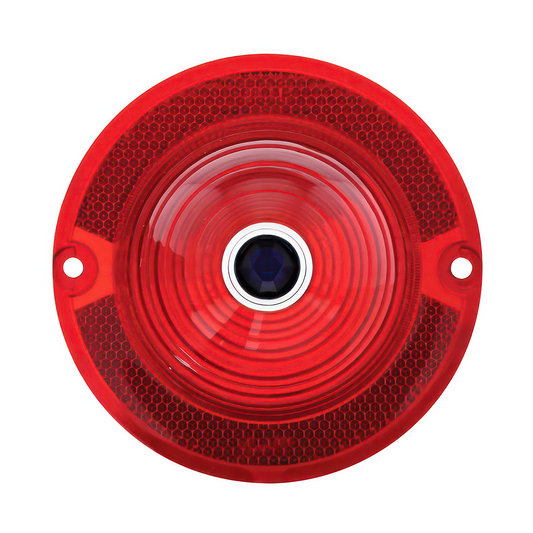 Tail Light Lens With Blue Dot For 1960-61 Chevy Passenger Car