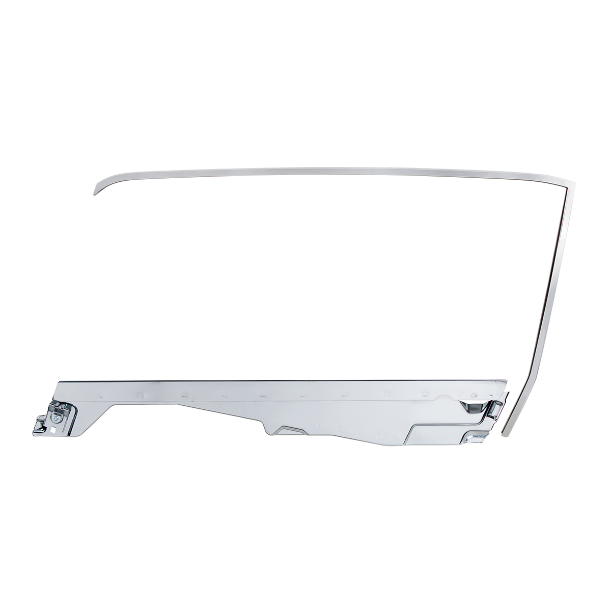 Door Glass Frame and Channel Kit For 1964.5-66 Ford Mustang Convertible - L/H