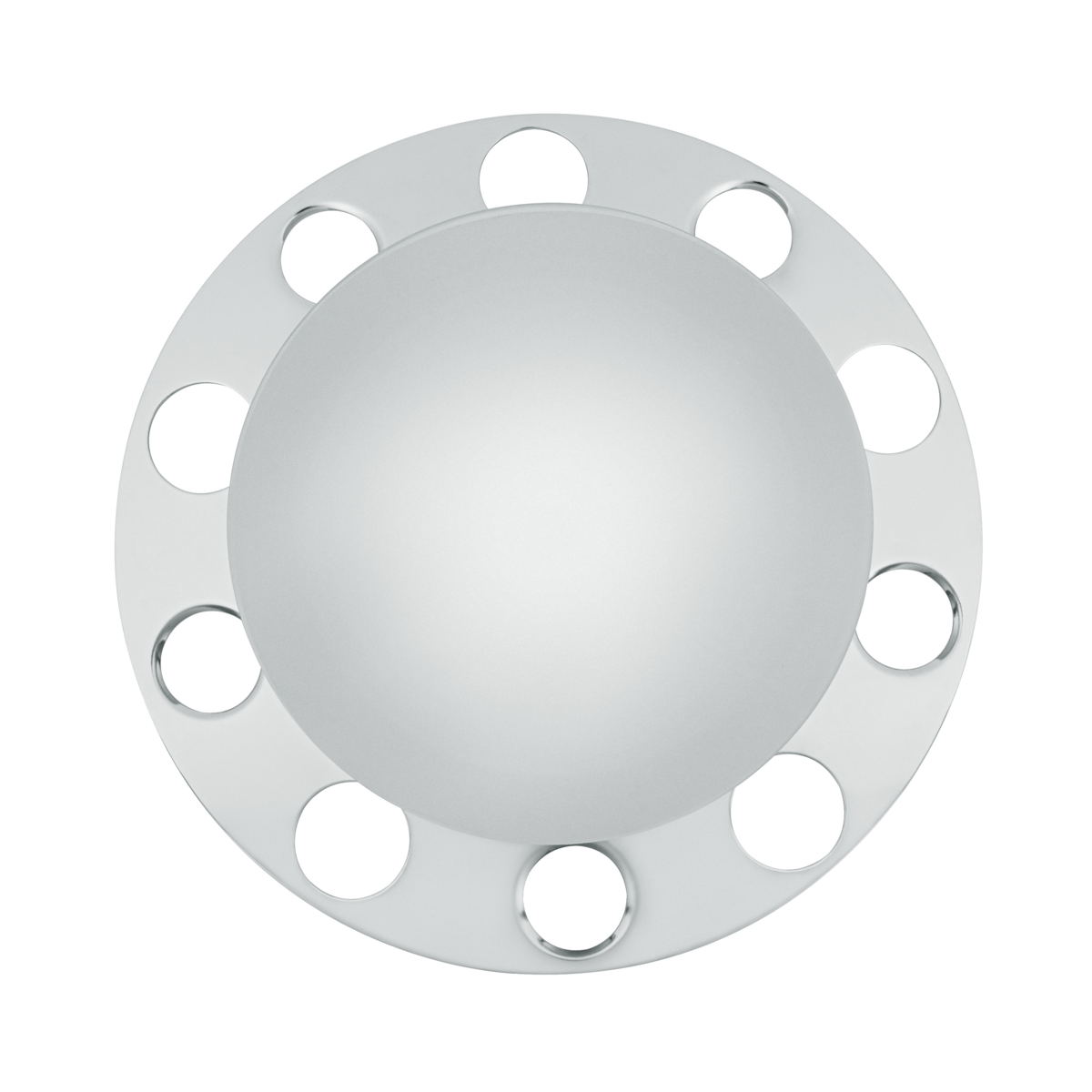 Chrome Dome Front Axle Cover 3PC Kit For Aluminum Wheel