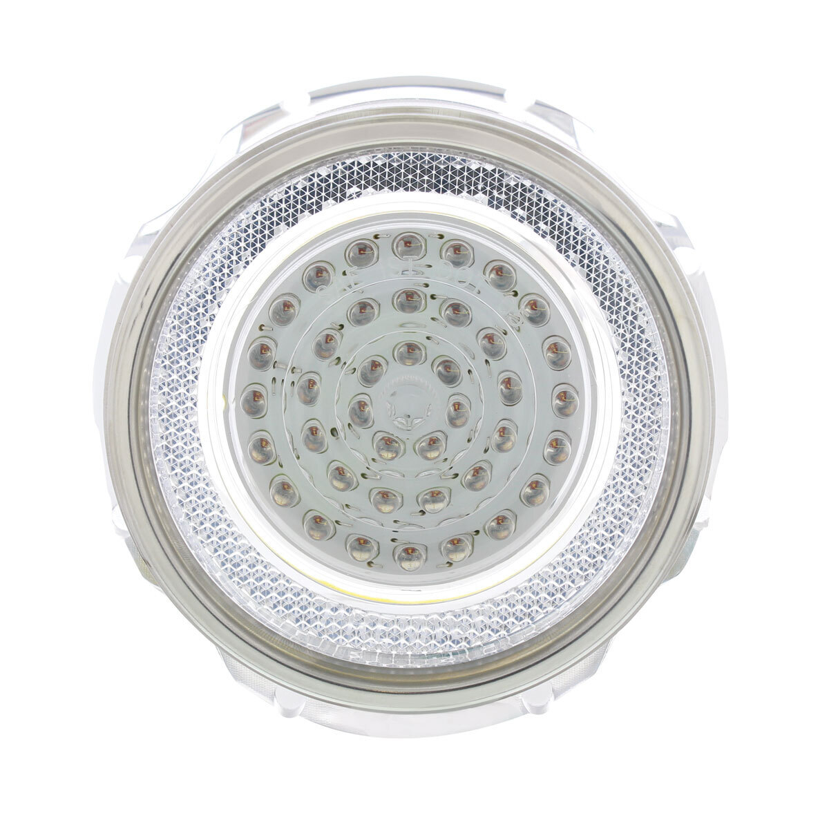 40 LED Tail Light With Stainless Steel Trim For 1965 Chevy Impala, Clear Lens