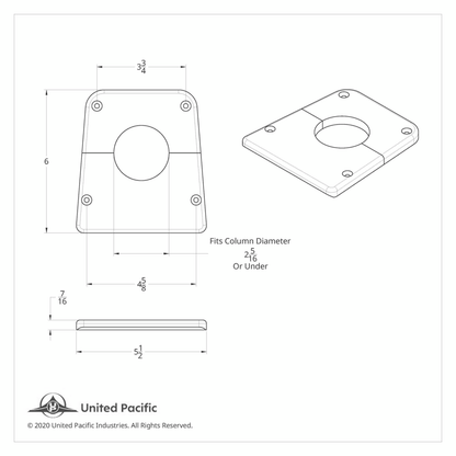 Black Anodized Billet Aluminum Steering Column Cover For 1966-77 Ford Bronco