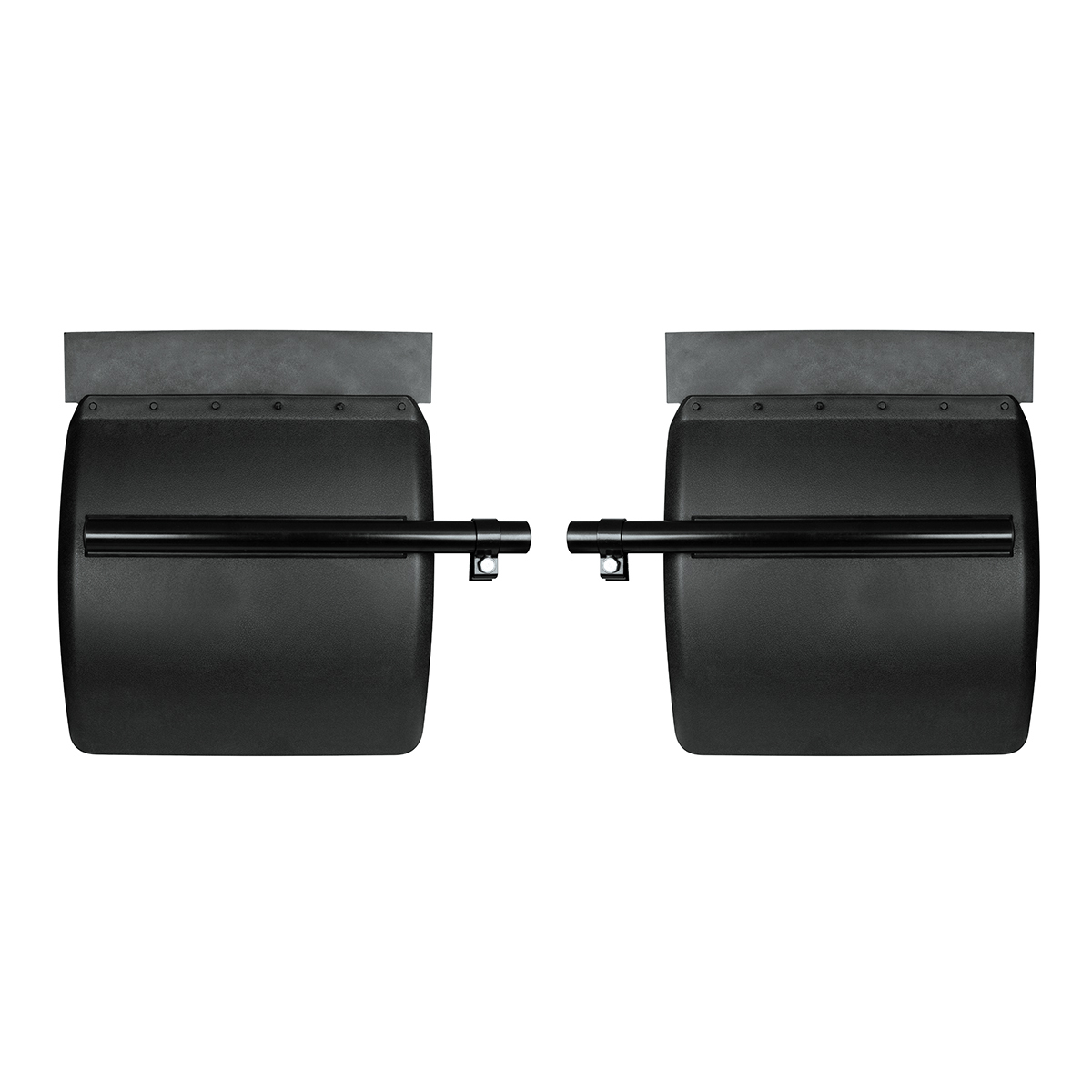 24" X 24" Black Poly Quarter Fender Set (Pair)