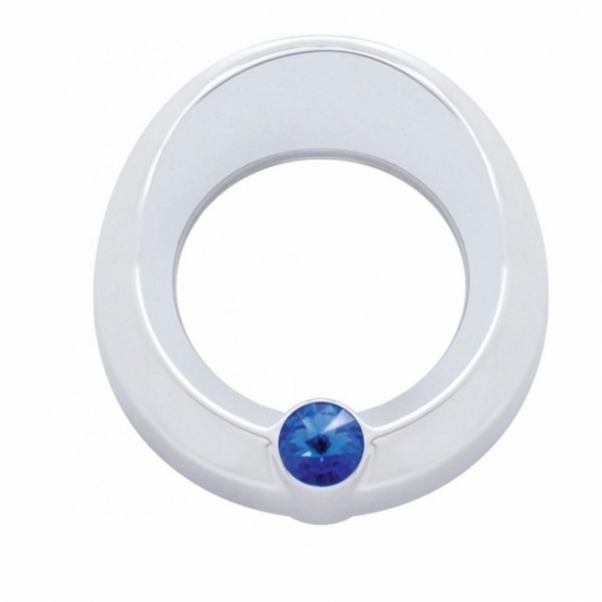 Universal Small Gauge Cover With Visor - Blue Crystal