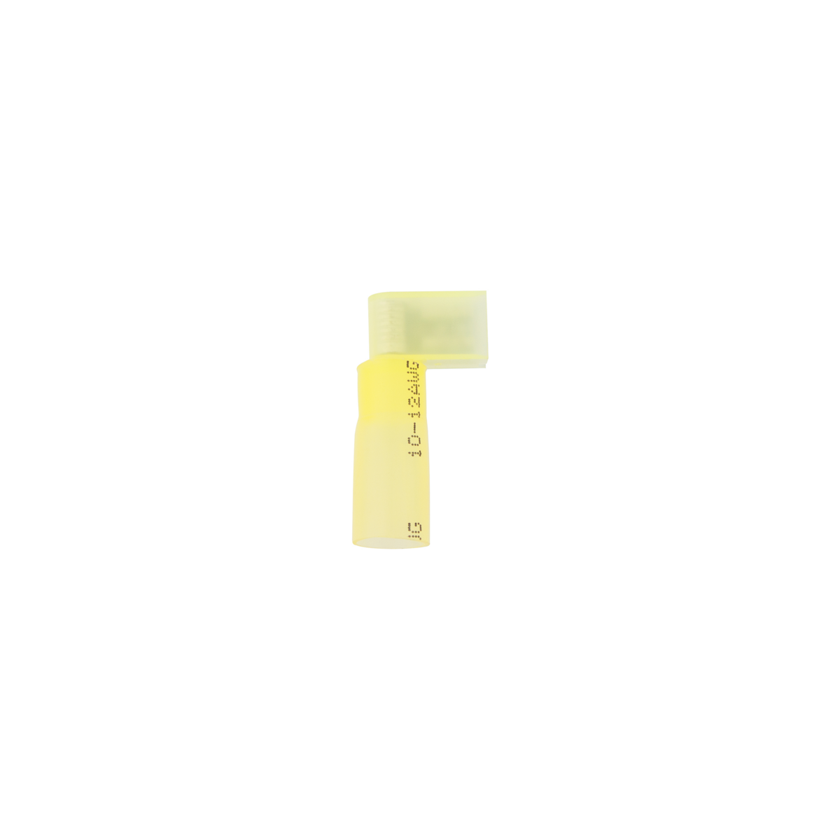 12-10 .250 Tab Yellow CS FI FM Flag Terminal (4-Pack)