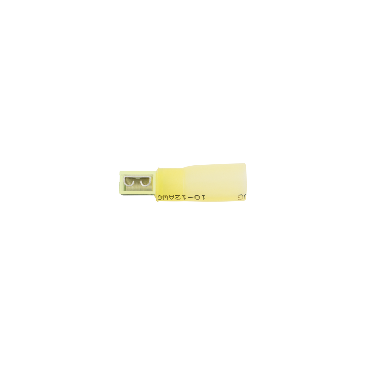 12-10 .250 Tab Yellow CS FI FM Flag Terminal (4-Pack)