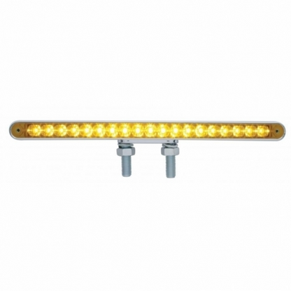38 LED 12" Reflector Double Face Light Bar - Amber LED/Amber Lens