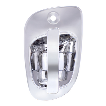 6 Amber LED Chrome Door Handle Cover for 2008-2017 Freightliner Cascadia - Driver