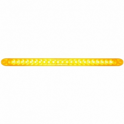 23 SMD LED 17-1/4" Reflector Turn Signal Light Bar Only - Amber LED/Amber Lens