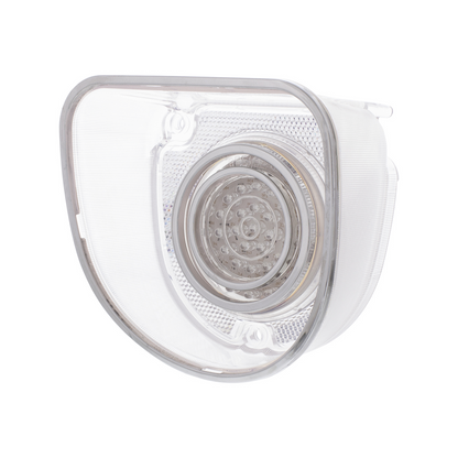 40 LED Tail Light With Stainless Steel Rings For 1968 Chevrolet Caprice/Impala-Clear Lens