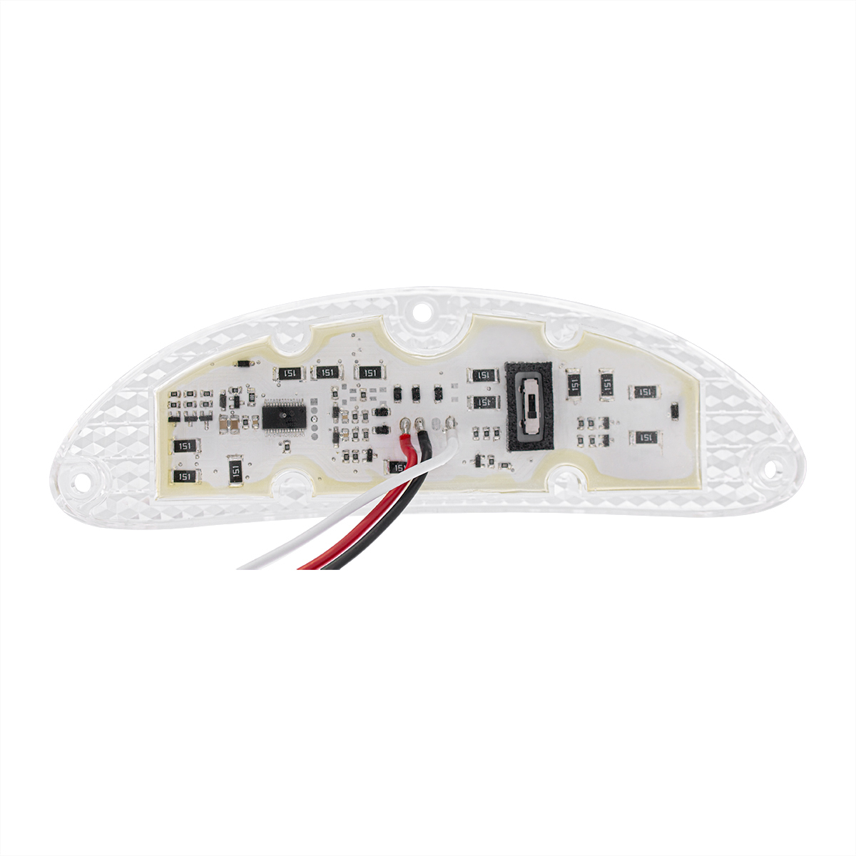 37 Amber LED Sequential Parking Light For 1955 Chevy Passenger Car - Clear Lens
