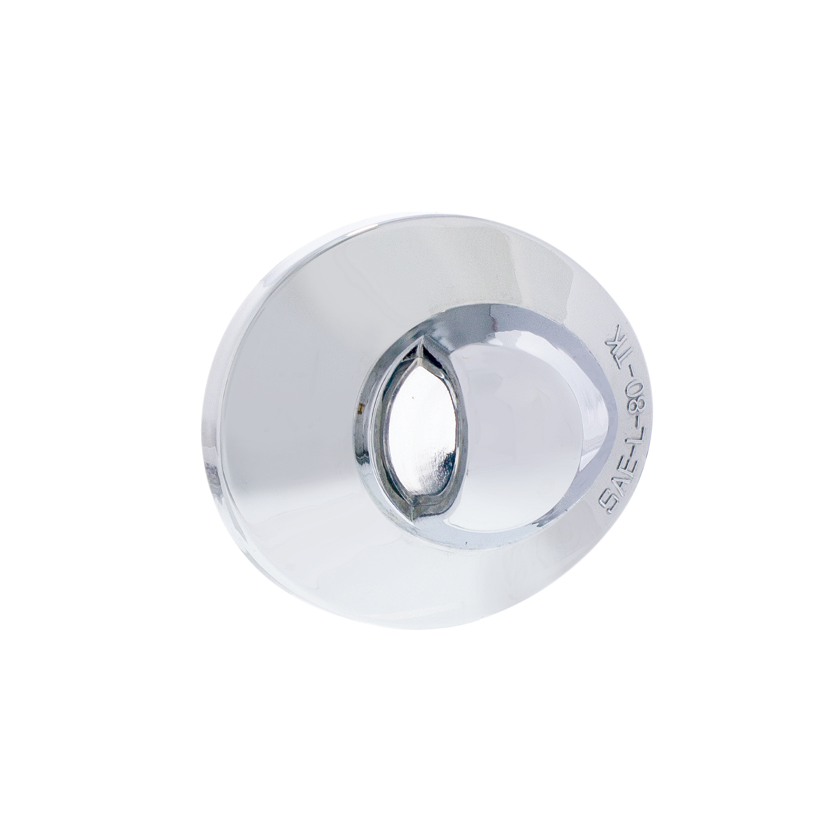 Chrome License Plate Light Lens For 1990-2004 Ford Truck