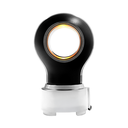 Thread-On Matte Black Carolina Gearshift Knob With LED 9/10 Speed Adapter-Amber LED