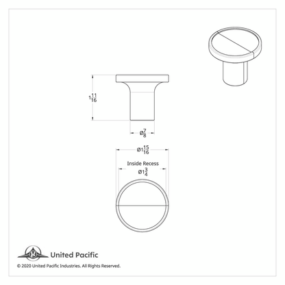 Air Valve Knob - USA Flag