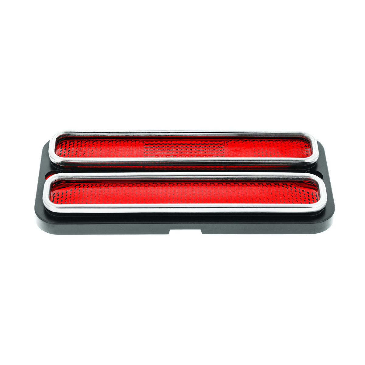 Deluxe Side Marker Light With Stainless Steel Trim For 1968-1972 Chevrolet & GMC Truck-Red Lens