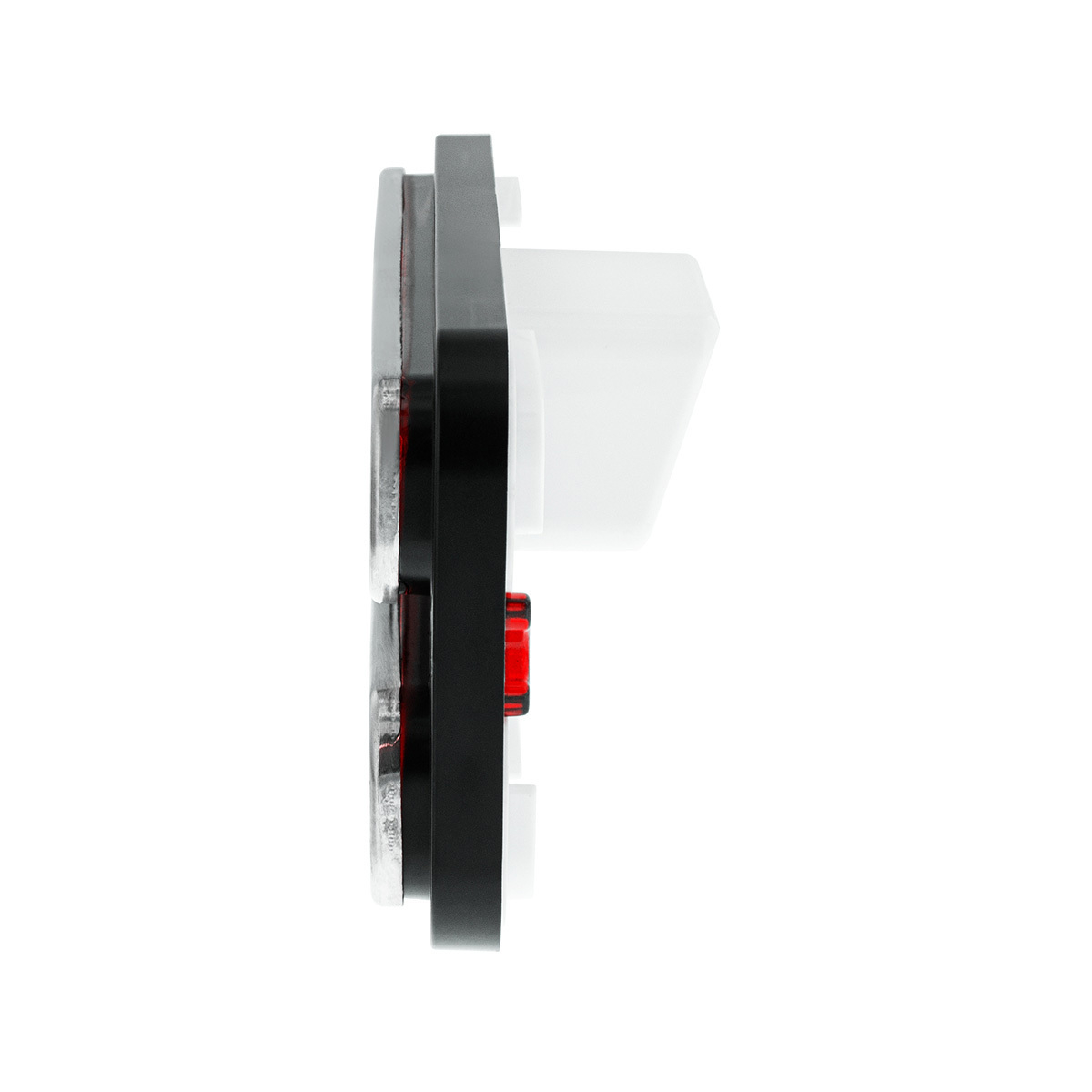 Deluxe Side Marker Light With Stainless Steel Trim For 1968-1972 Chevrolet & GMC Truck-Red Lens