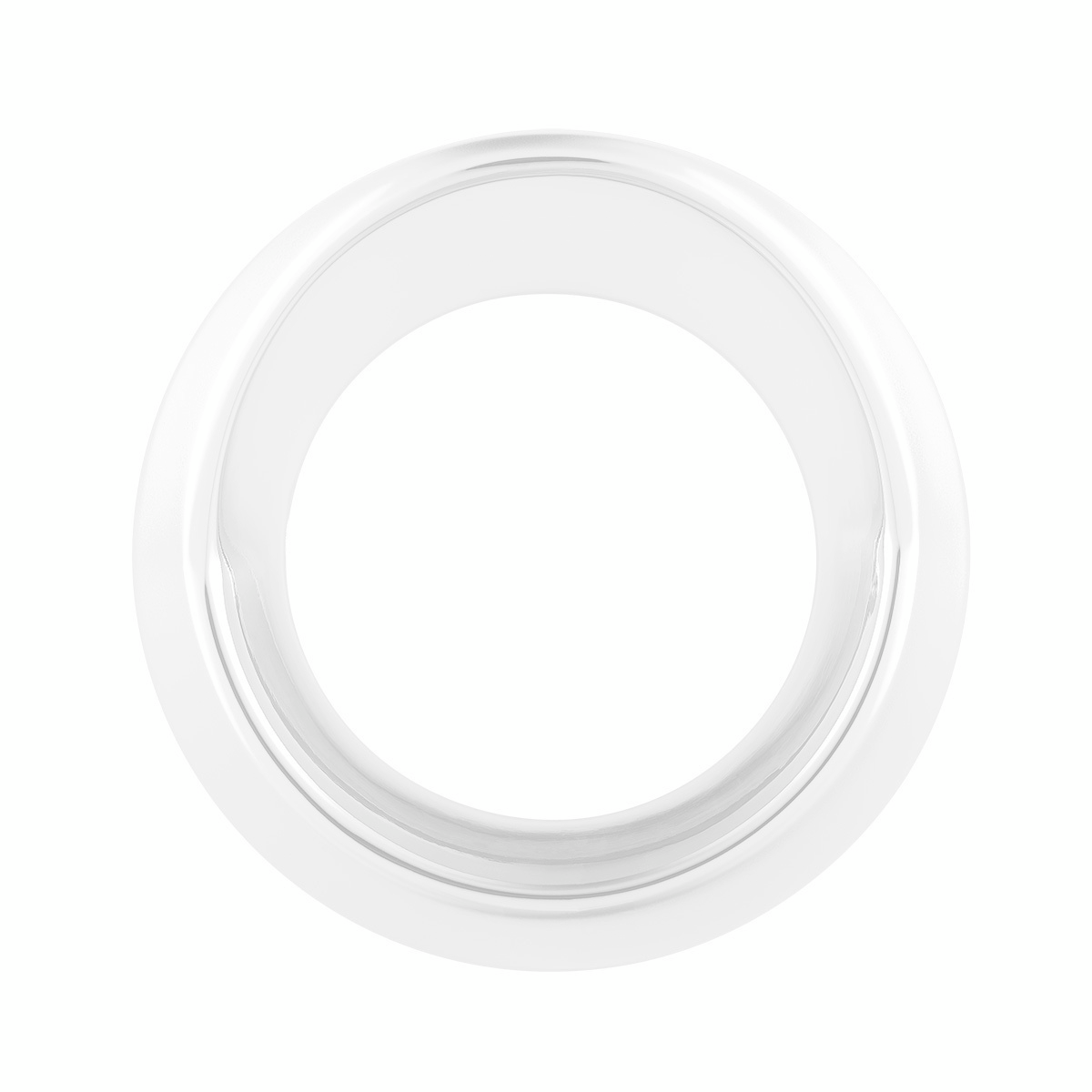 Candy Color Small Gauge Cover With Visor-Pearl White