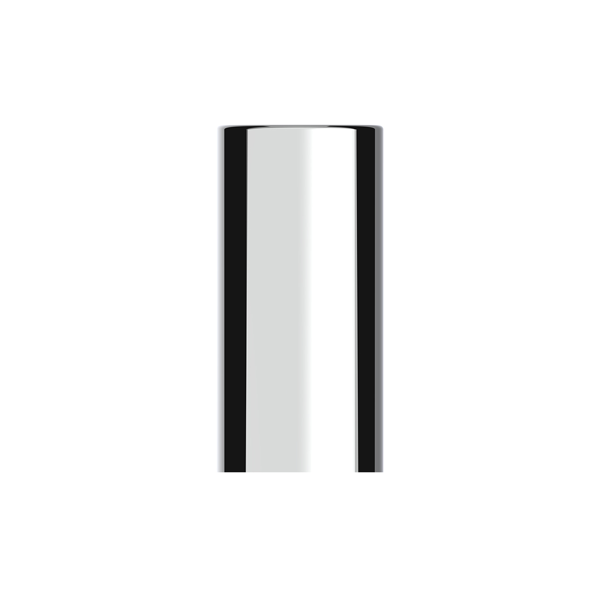33mm X 4-1/4" Chrome Plastic Tall Cylinder Nut Covers - Thread-On (60-Pack)