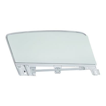 Complete Tint Door Glass Assembly For 1967-68 Ford Mustang Fastback - L/H
