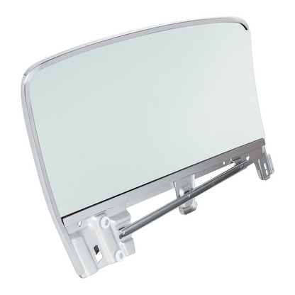 Complete Tint Door Glass Assembly For 1967-68 Ford Mustang Fastback - L/H