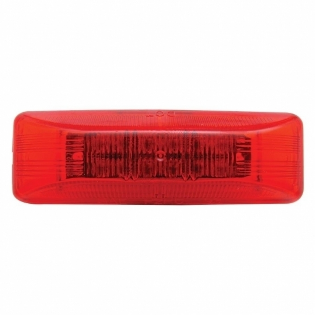 12 LED Rectangular Light (Clearance/Marker) - Red LED/Red Lens