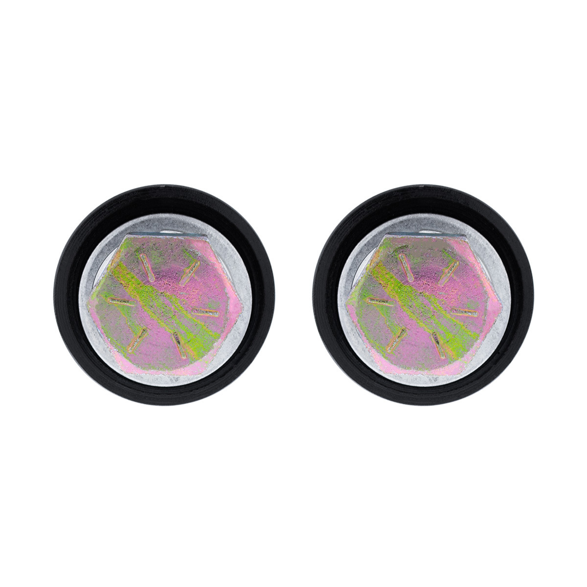 8" Black Quarter Fender Mounting Post (Pair)