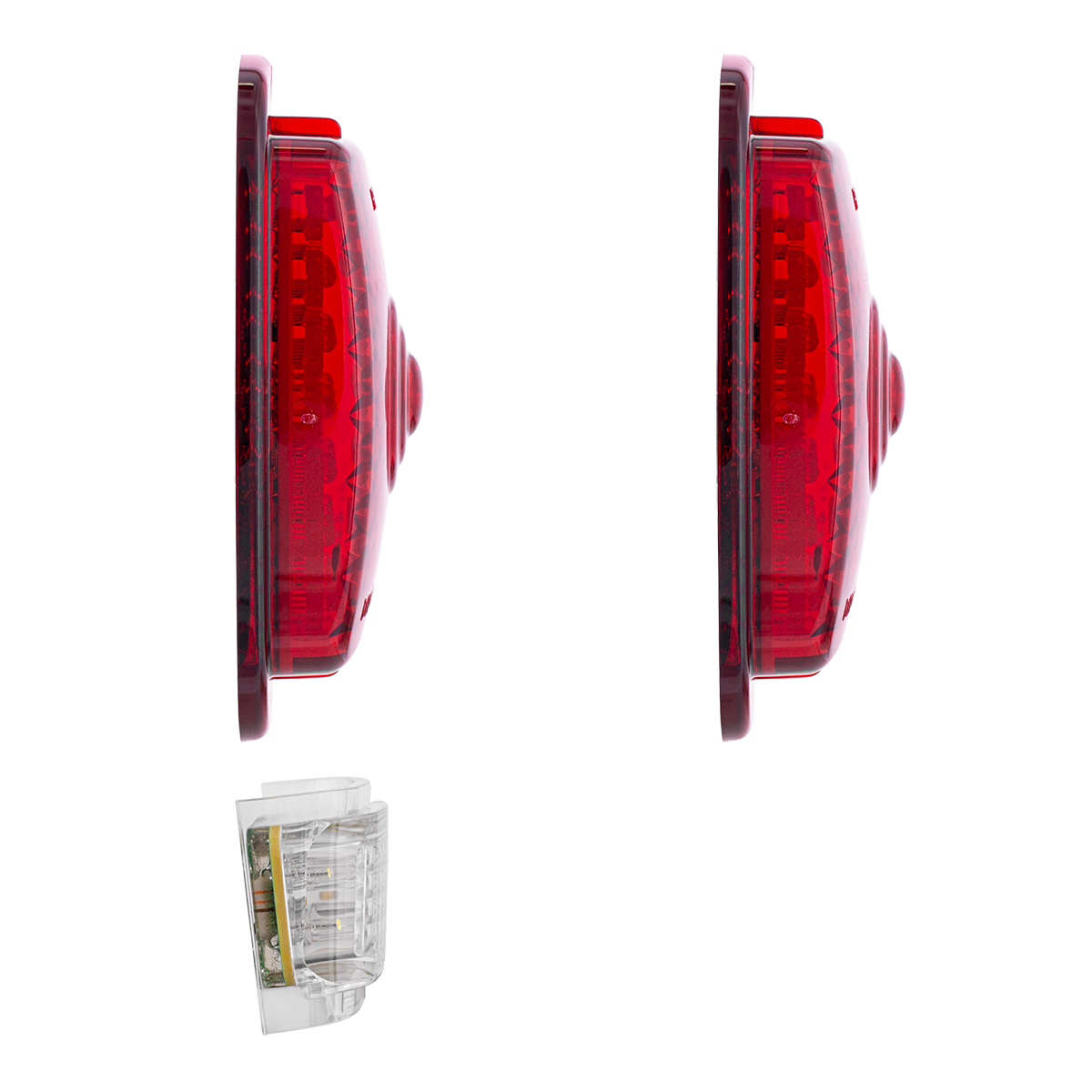 27 LED Tail Light With 6 LED LP Light Set For Chevy Passenger Car (1937-1938) & Truck (1940-1953) (Pair)