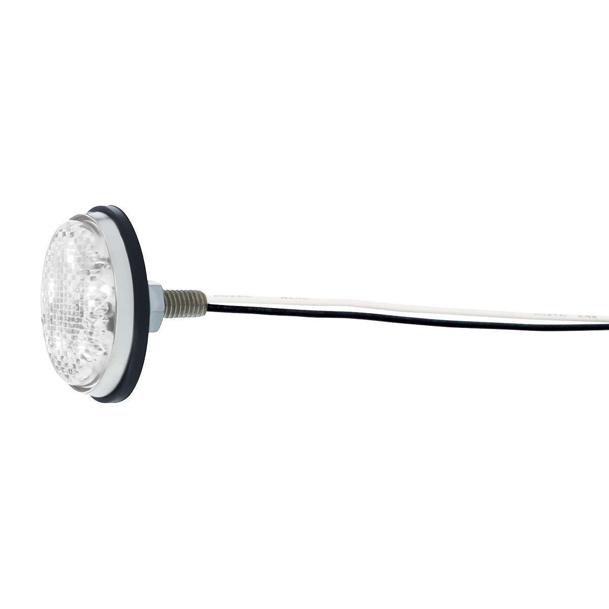 5 LED Tail Light Reflector For 1951-52 & 1956 Chevy Passenger Car, White LED/Clear Lens