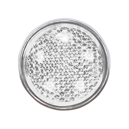 5 LED Tail Light Reflector For 1951-52 & 1956 Chevy Passenger Car, White LED/Clear Lens
