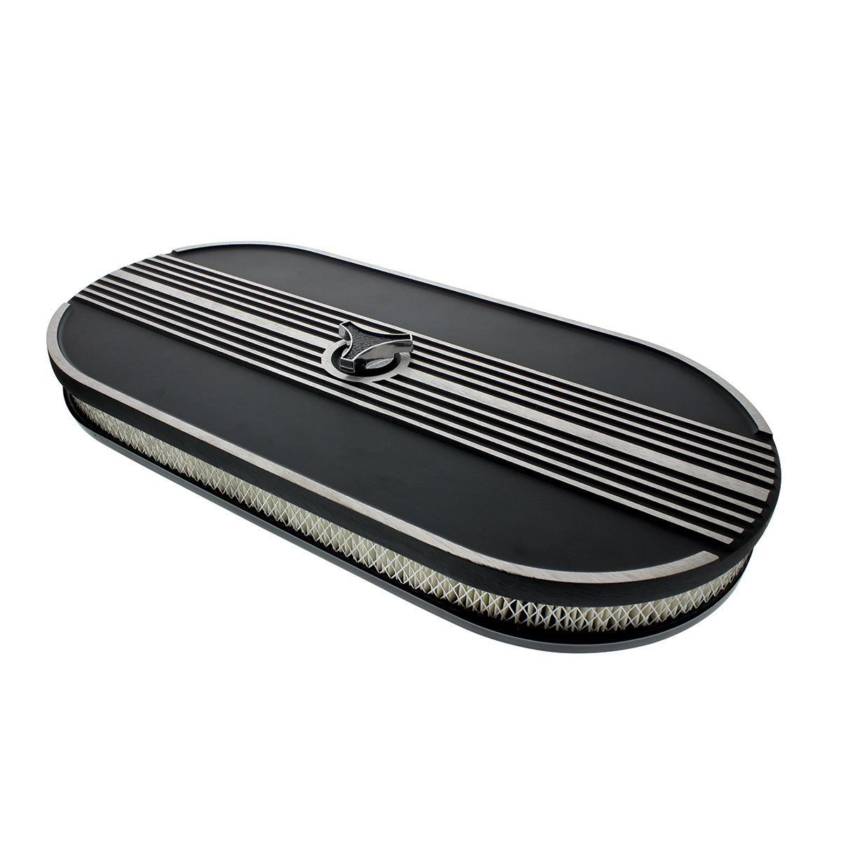 Aluminum Oval Air Cleaner For Single 4 Barrel Carburetor