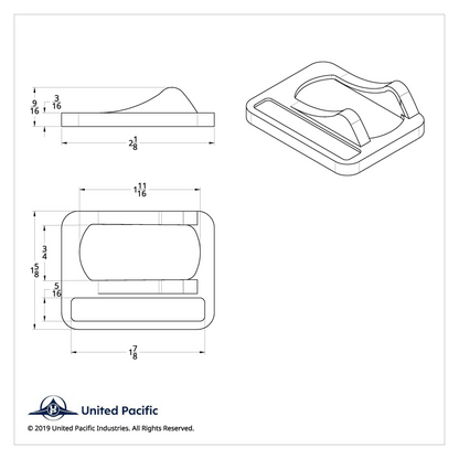 Chrome Plastic Rocker Switch Cover With Stainless Plaque For Peterbilt - Fifth Wheel