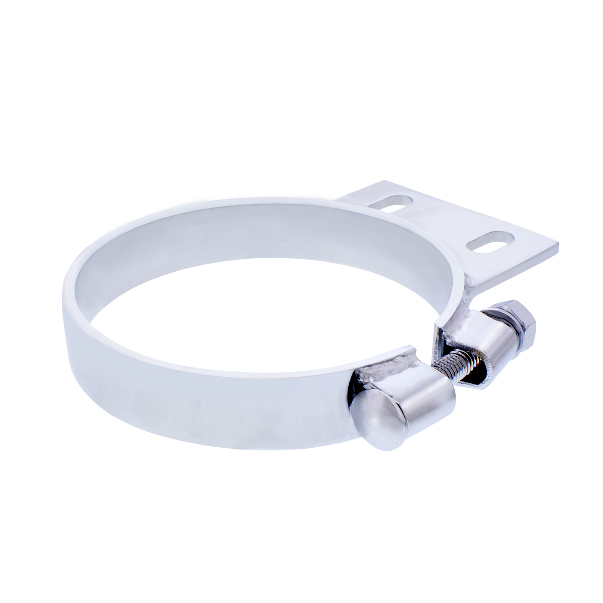 5" Chrome Cab Exhaust Clamp For Peterbilt