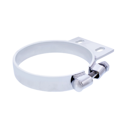 5" Chrome Cab Exhaust Clamp For Peterbilt
