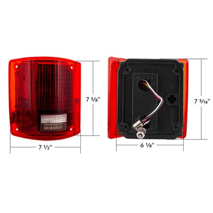 56 LED Sequential Tail Light Without Trim For 1973-1987 Chevy & GMC Truck - R/H