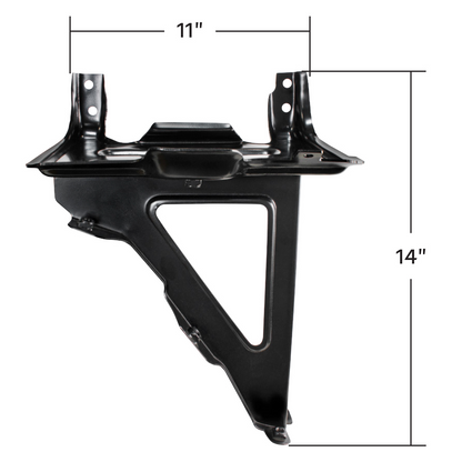 Black Auxiliary Battery Tray For 1981-87 Chevorlet & GMC Truck