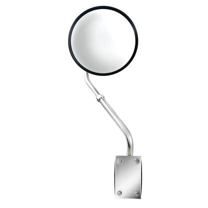Stainless Steel Hood Mount Mirror