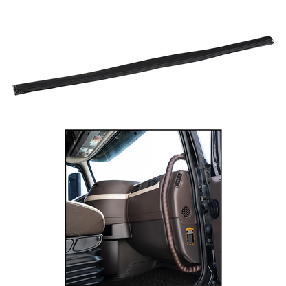 35" Driver Assist Grab Bar Cover - Black Engineered Leather