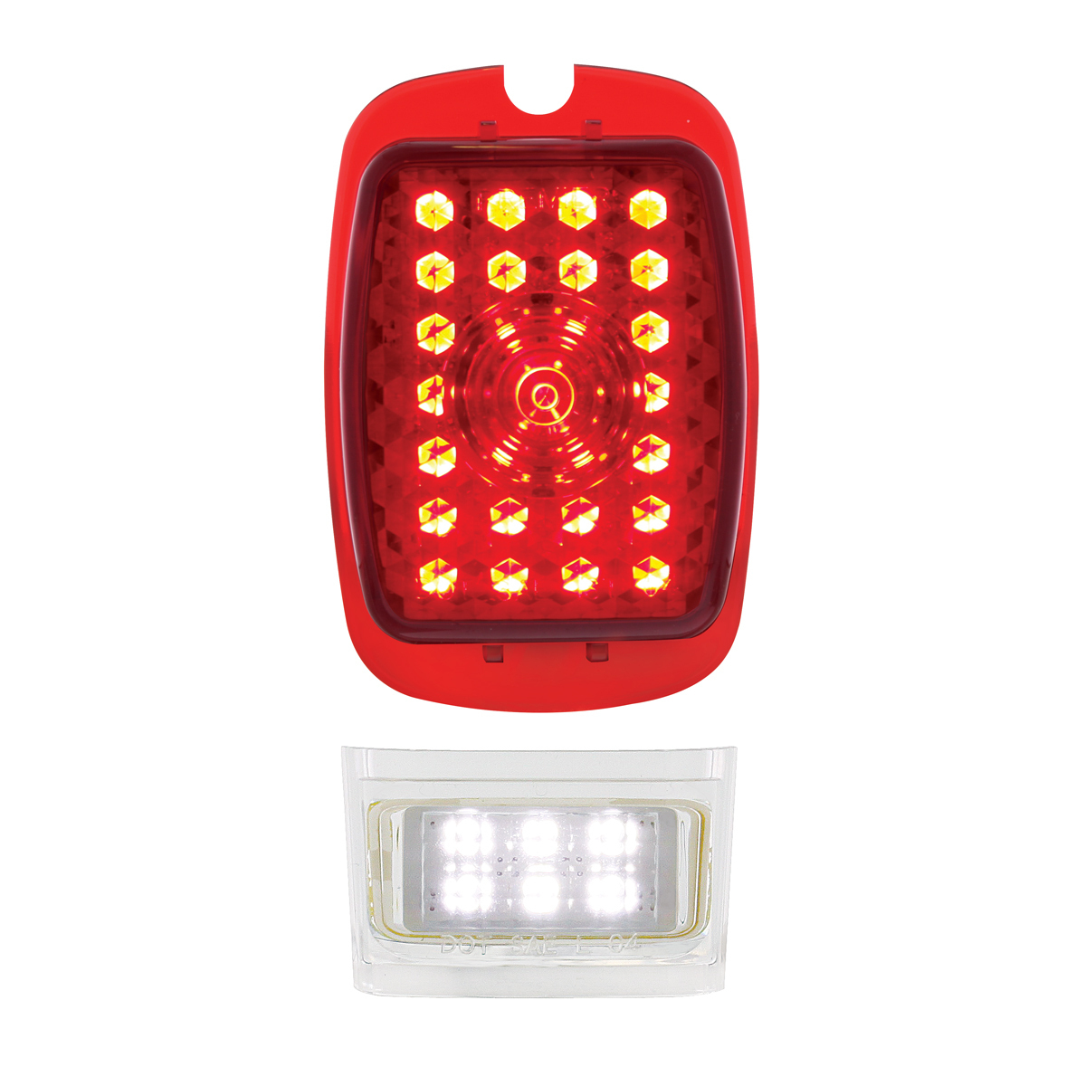 27 LED Sequential Tail Light With 6 LED LP Light For Chevy Car (1937-1938) & Truck (1940-1953) - L/H