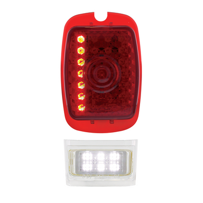 27 LED Sequential Tail Light With 6 LED LP Light For Chevy Car (1937-1938) & Truck (1940-1953) - L/H