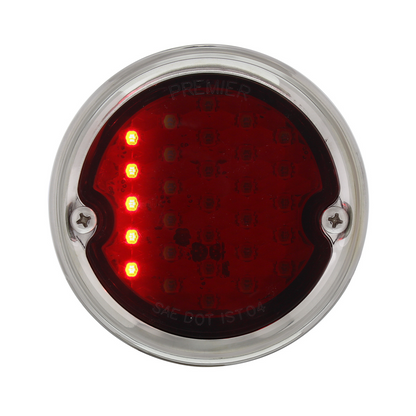 LED Sequential Tail Light Assembly With Black Housing For 1954-59 Chevy & GMC Truck