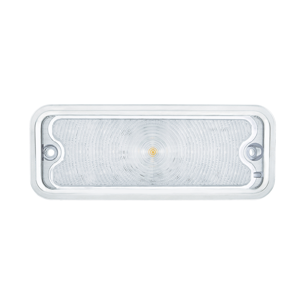 17 Amber LED Front Parking Light With SS Trim For 1973-80 Chevy & GMC Truck, L/H - Clear Lens