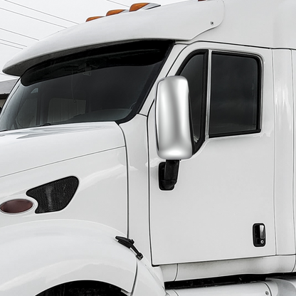 Chrome Mirror Cover For PB 387 (2000-2011), 587 (2012-2018), & KW T700 (2010-2016) - Driver