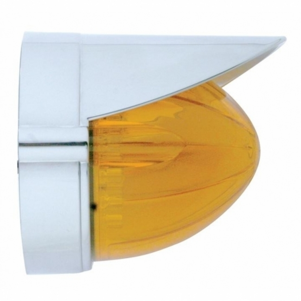 19 LED Watermelon Flush Mount Kit With Visor - Amber LED/Amber Lens