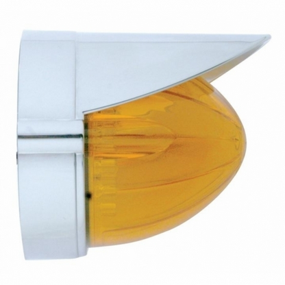 19 LED Watermelon Flush Mount Kit With Visor - Amber LED/Amber Lens