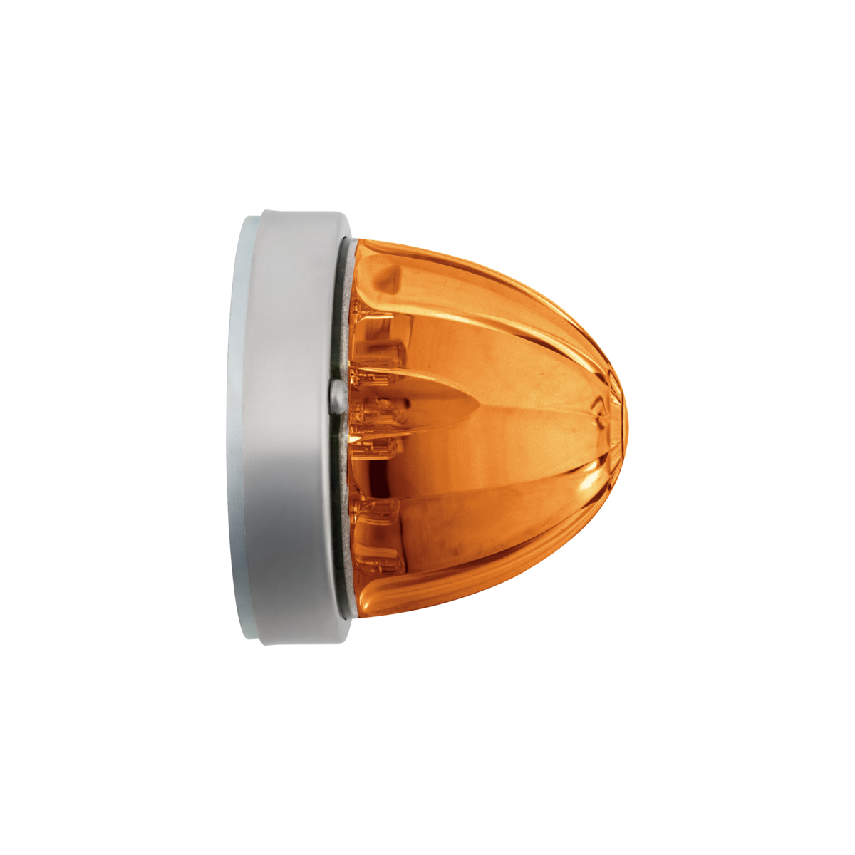 17 LED Dual Function Watermelon Flush Mount Kit - Amber LED/Amber Lens