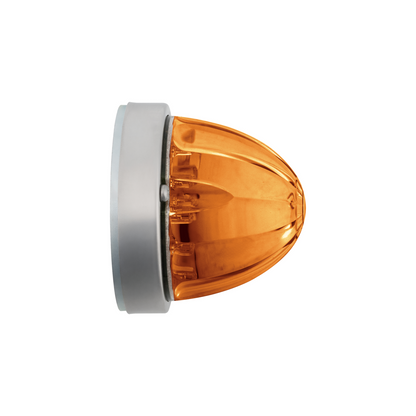 17 LED Dual Function Watermelon Flush Mount Kit - Amber LED/Amber Lens